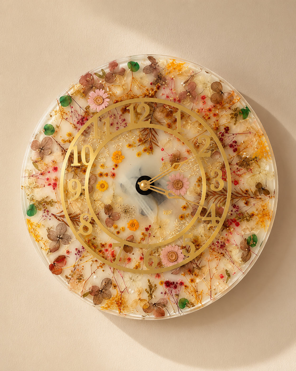 Clock - Floral