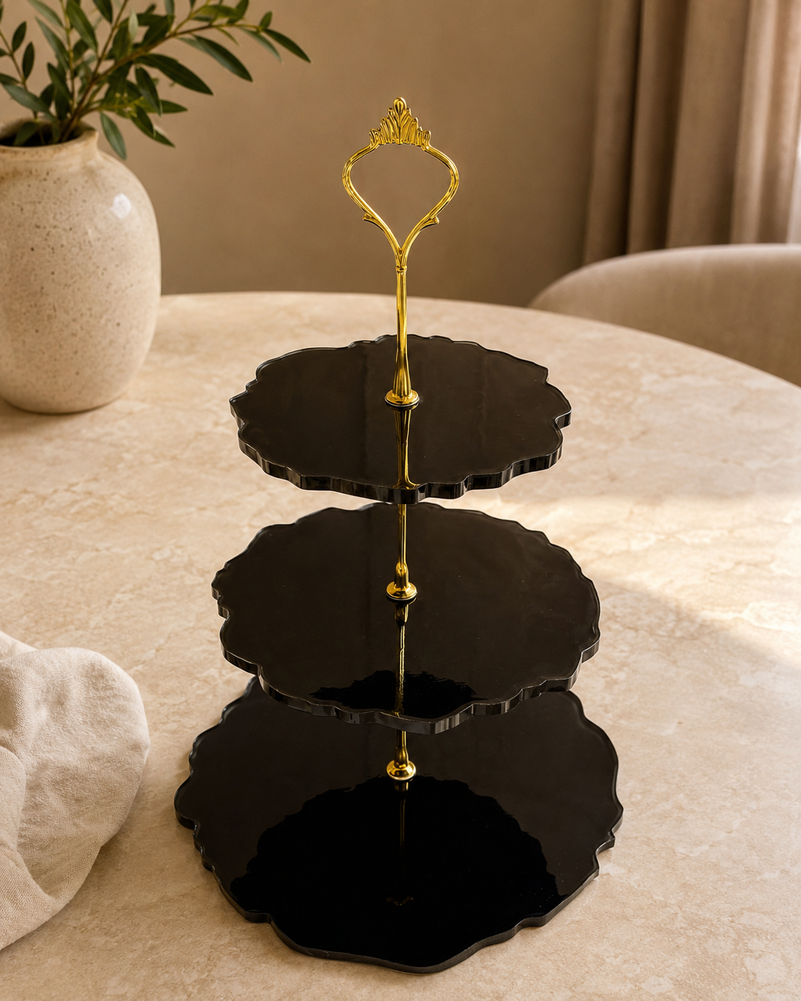 Cake Platter - Black