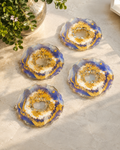Coasters - Blue and Gold