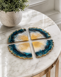 Coasters -  Blue and Gold