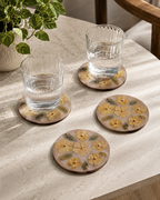 Coasters - Yellow Flowers