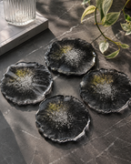 Coasters - Black and Silver
