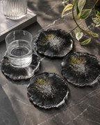 Coasters - Black and Silver