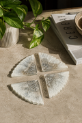 Coasters - White and Silver
