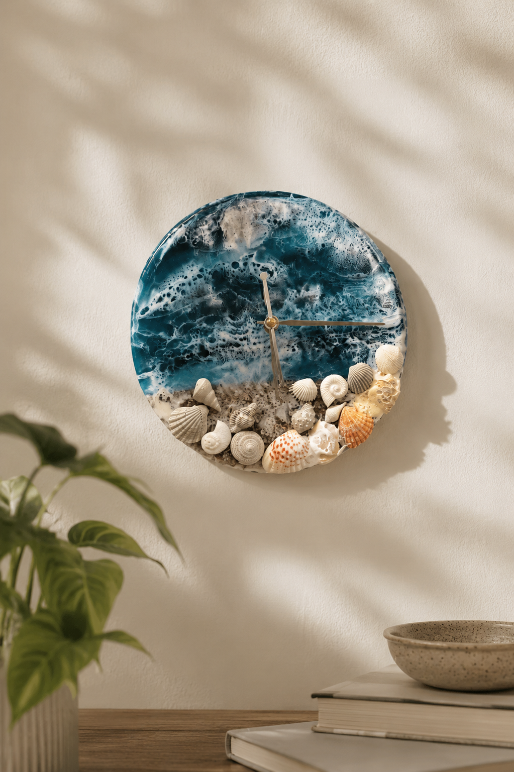 Clock - Seashells