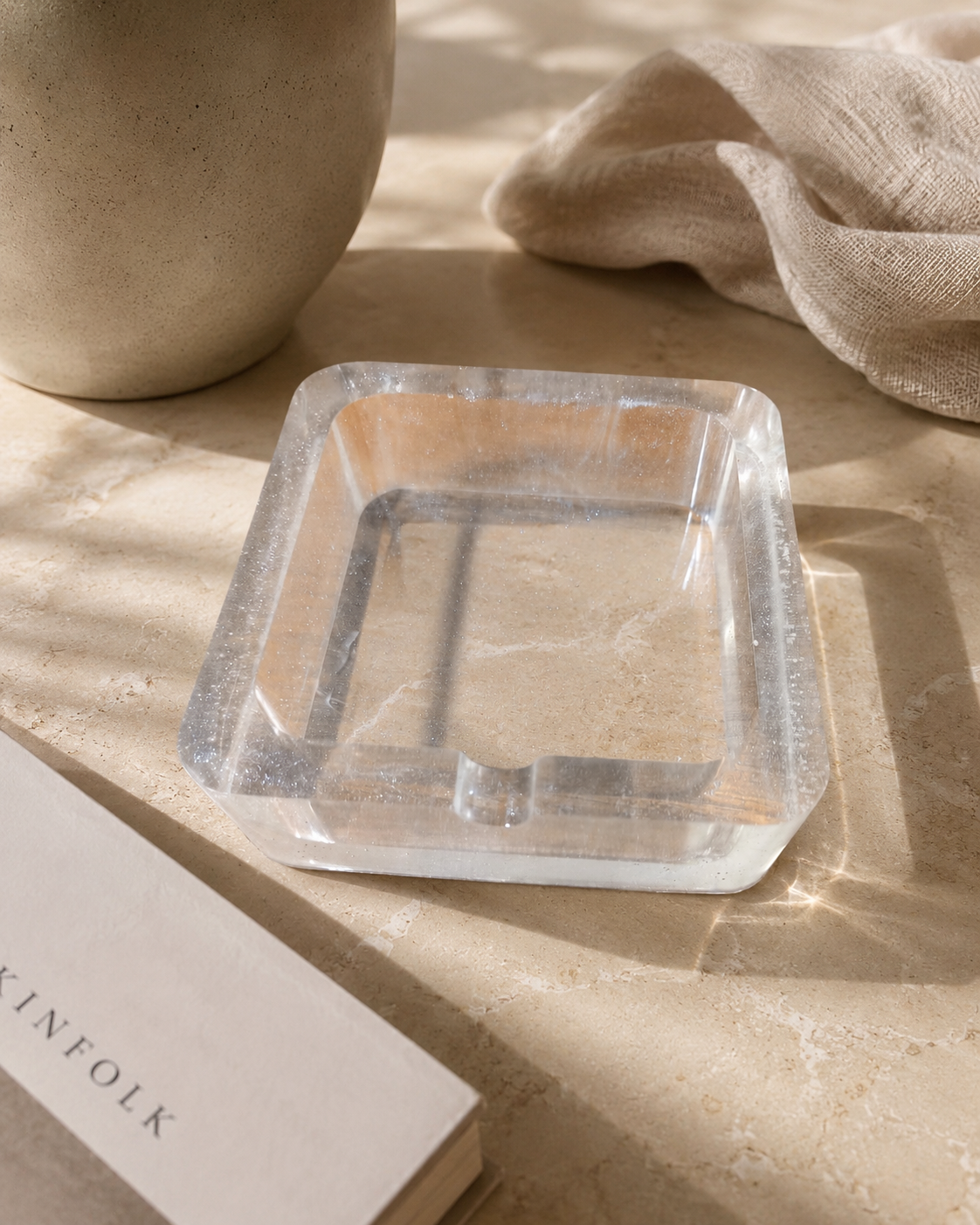 Ashtray Transparent Shimmer