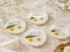 Coasters - White Floral