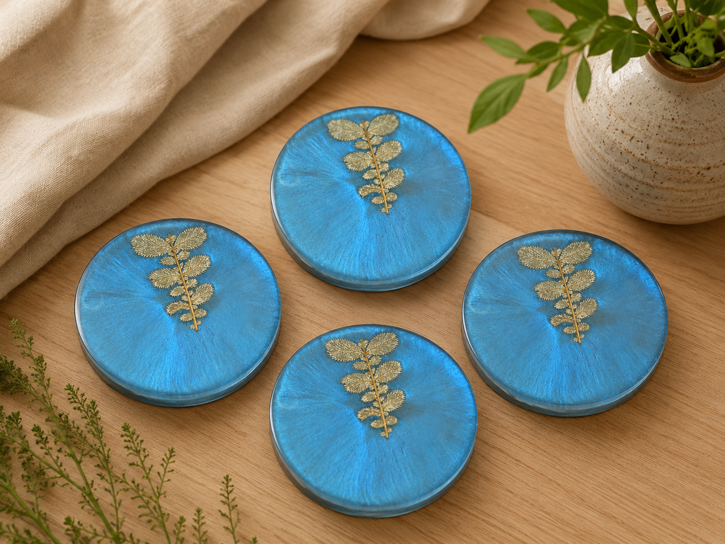 Coasters - Blue Shimmer