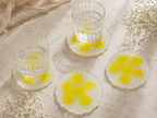 Coasters - Yellow Floral