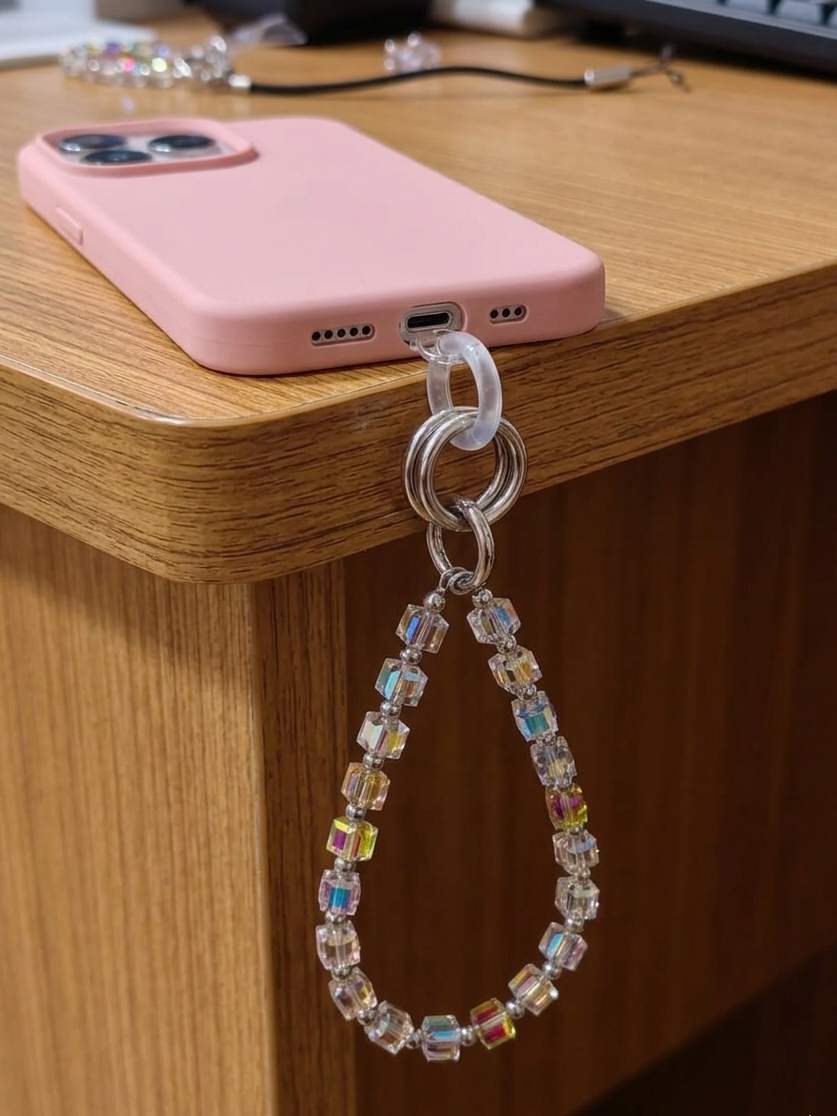 Crystal Multicolour Phone Charm